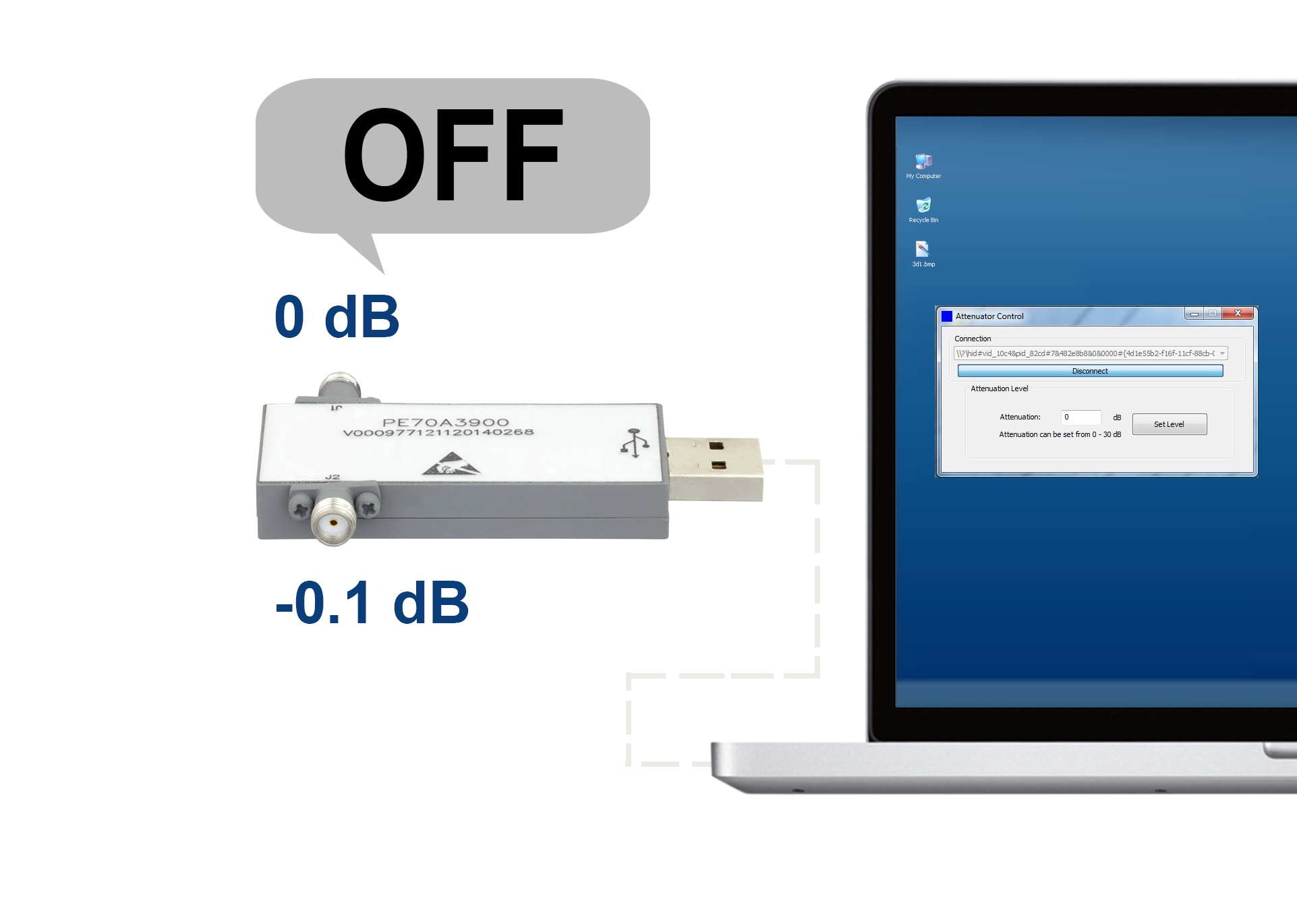 USB controlled Amplifiers, Attenuators and Switches
